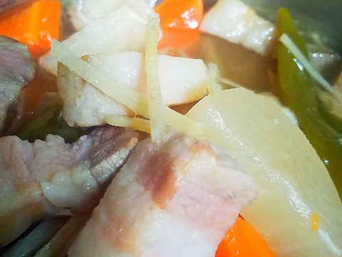 電気圧力鍋!大根と豚のあっさり煮